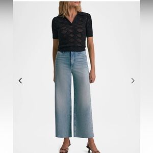 Favorite Daughter Mischa High Rise Wide Leg Crop - Sz 24